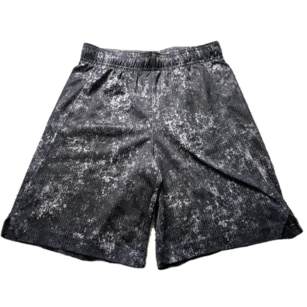 Old Navy Boys Size Large 10 Black & White Athletic Shorts Drawstrings